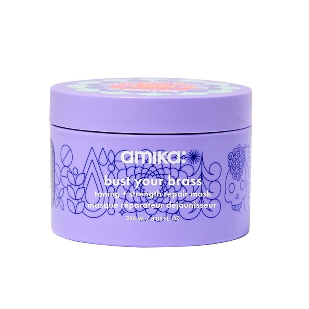 Amika Bust Your Brass Cool Blonde Intense Repair Mask